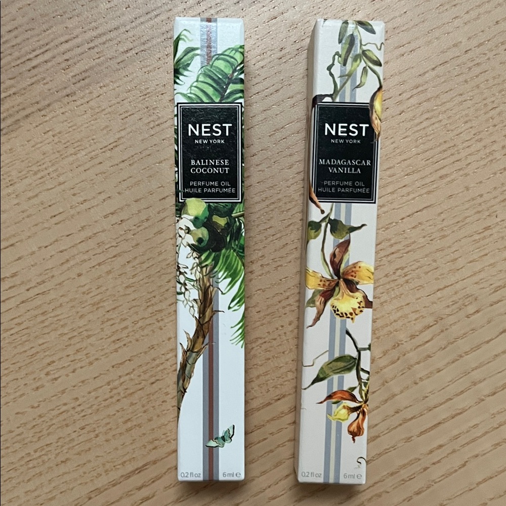 NEST Fragrances Balinese Coconut & Madagascar Vanilla Perfume Oils